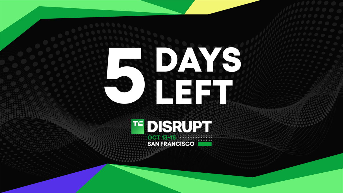 5-days-to-techcrunch-disrupt-2026:-don’t-pay-more-at-the-door-for-your-pass